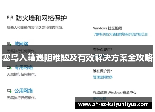 塞鸟入籍遇阻难题及有效解决方案全攻略