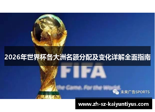 2026年世界杯各大洲名额分配及变化详解全面指南