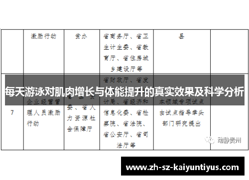 每天游泳对肌肉增长与体能提升的真实效果及科学分析